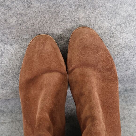 Madewell Shoes Womens 11 Bootie Leather Block Heel Pauline Fashion Boho Boot Zip - Picture 9 of 16